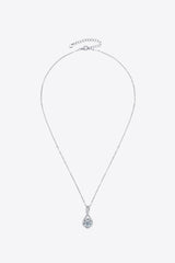 2 Carat Moissanite 925 Sterling Silver Necklace - Admiresty