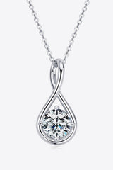 2 Carat Moissanite 925 Sterling Silver Necklace - Admiresty