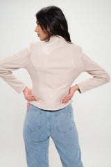 Coalition LA Zip Up Vegan Moto Jacket - Admiresty